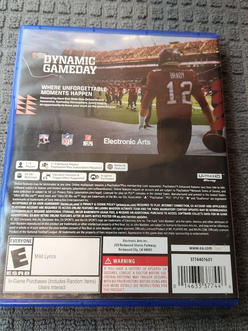 Sony PS5 Madden NFL 22 Video Game